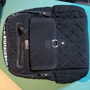Vera Bradley Black Backpack purse